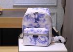 Watercolor Blue Canvas Backpack