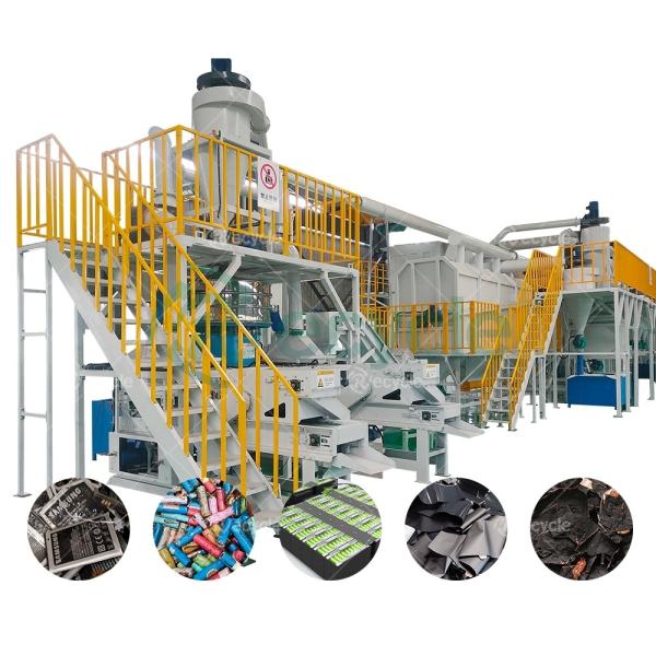 Buy cheap 500kg/h Lithium Ion Battery Recycling Plant Machine Eco-Friendly and Waste Management from wholesalers