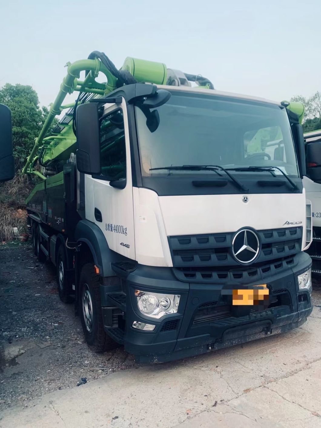 2022 New Zoomlion Concrete Boom Pump Mercedes Benz Chassis Truck Mounted Pump