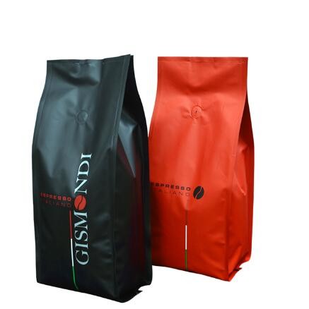 Customize Printing Food Grade Moisture Proof Coffee Plastic Packing Bag With Tear Notch