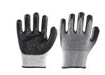 Comfortable Mechanics Nitrile Work Gloves , Industrial Cut Resistant Gloves