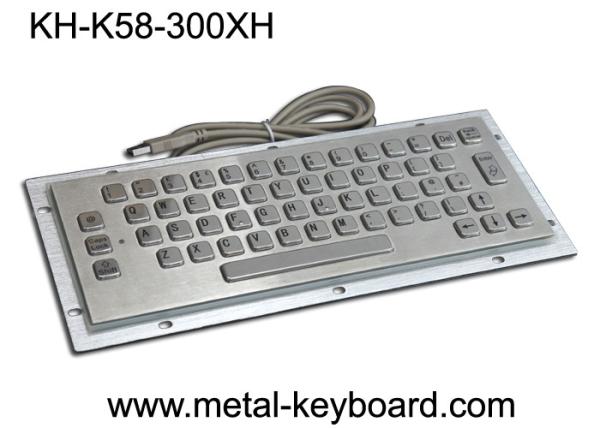 Buy cheap 58 Keys Waterproof Panel Mount Keyboard Stainless Steel IP65 from wholesalers