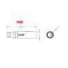 Buy cheap Durable Vehicle Ebike Battery Connector Waterproof 48V 2PIN Famale from wholesalers