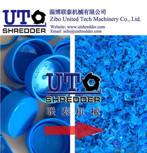 Buy cheap high capacity plastic cans crushing machine, wastePET bottle shredder, double shaft shredder, high efficiency, low noise from wholesalers
