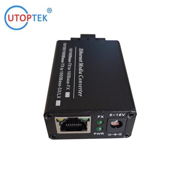 Mini 10/100/1000m Fiber Optic Sc Media Converter gigabit mini fiber media converter with cheap price
