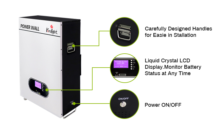 48V 5Kwh 10Kwh Power Wall Home Battery Solar Power Backup Systems For Homes