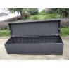 Buy cheap Waterproof Grey Resin Wicker Storage Box For Hotel , 1200*600*650mm from wholesalers