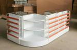 Small Supermarket Cash Counter Customized Grocery Store Checkout Counter