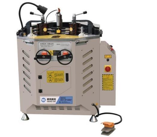 Buy cheap 140mm Aluminium Corner Crimping Machine With 3 Tools Magazine from wholesalers