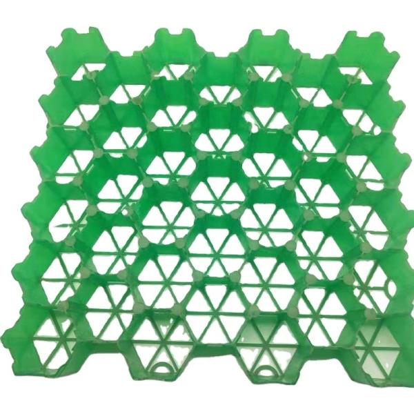 Outdoor HDPE PE Grass Planting Grid for Green Black Car Driveway Lawn Parking