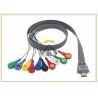 Buy cheap 10 Leads Holter Ecg Cables And Leadwires 0.9 Meter Length Biox Compatible from wholesalers