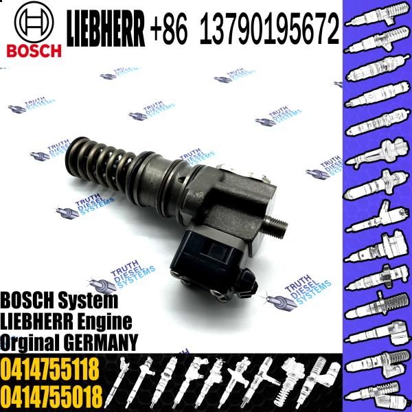 Buy cheap BOSCH new Diesel fuel Unit pump assembly 10116257, 0414755018, 0414755118 for LIEBHERR Trucks from wholesalers