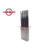 Buy cheap 1W / Band Portable Cell Phone Jammer With Built - In Fan / 10000mAh Battery from wholesalers