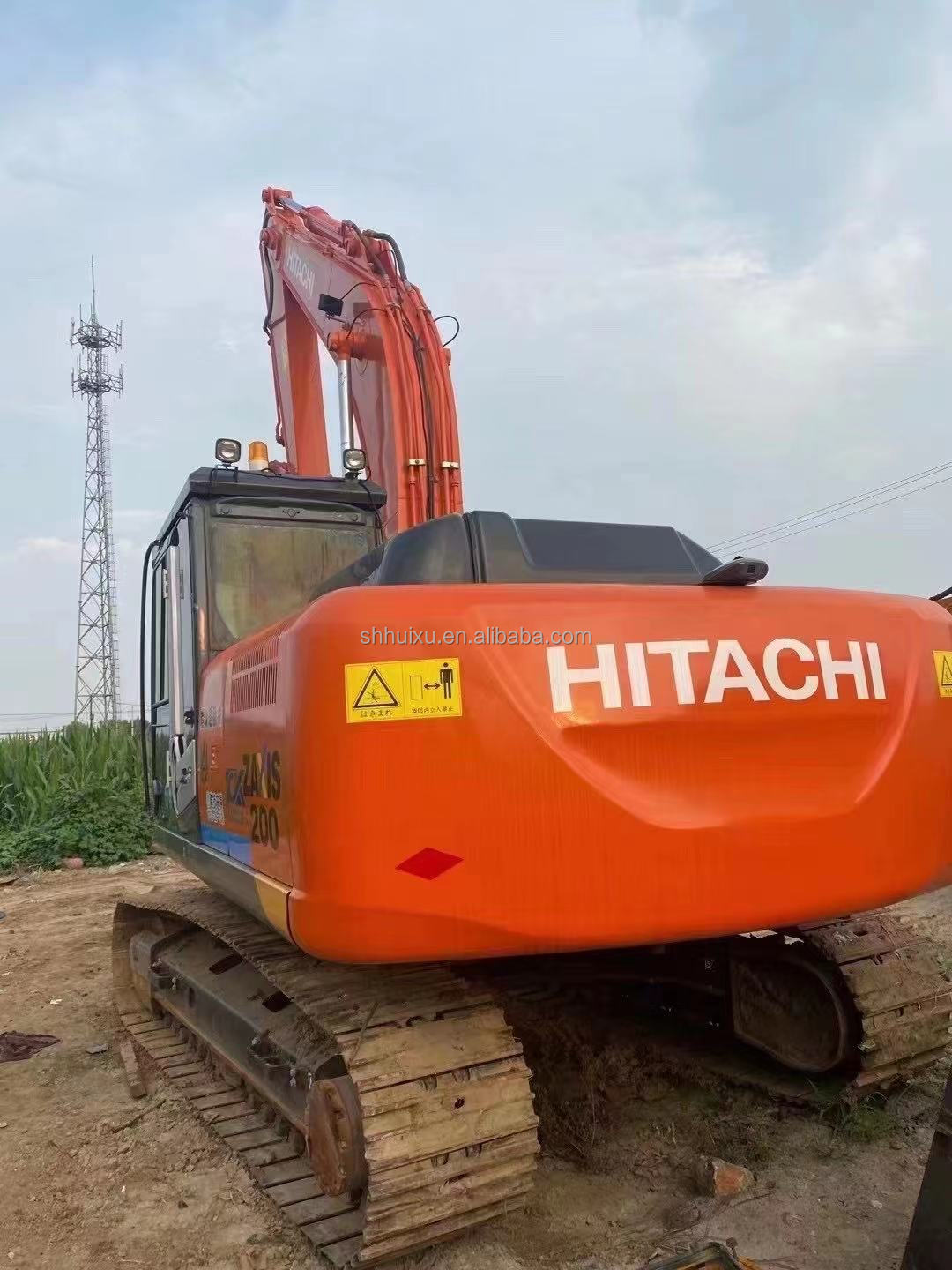 Hitachi in stock Hitachi ZX200-3 second hand Hydraulic crawler excavator Good condition/Used digging machine Hitachi ZX200-3 Cheap price