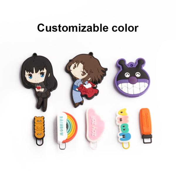 Buy cheap Water Bottle Silicone Labels For Clothing Garment Pulls Rubber Zipper Slider Logo PVC from wholesalers