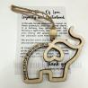 Buy cheap Wooden Elephant Christmas Ornament with Story, Friendship Gift for Best Sisters Friends from wholesalers