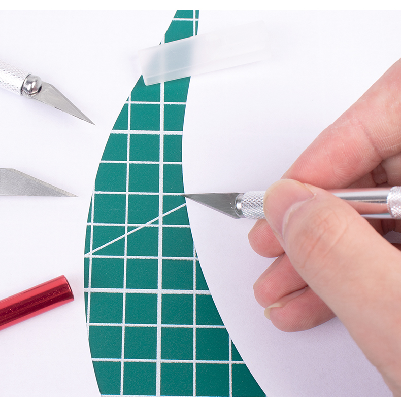 Metal Handle Scalpel Blade Knife for Craft Engraving Cutting Supplies DIY Stationery