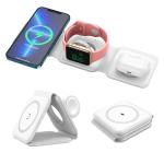 Magnetic 3 In 1 Wireless Charging Station Folding for Mobile Phone Support