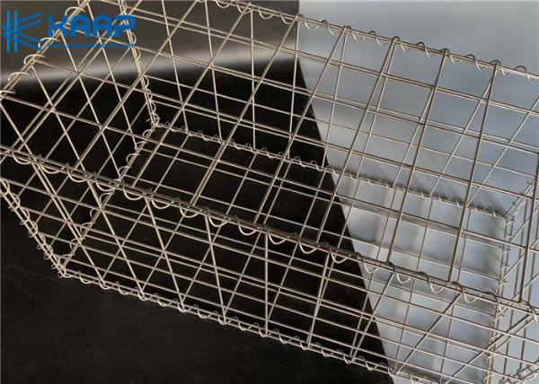 Buy cheap Bridge Protection Welded Mesh Gabion , Welded Gabion Baskets 4-10mm Wire Diameter from wholesalers