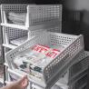 Buy cheap Gray 43x33cm Plastic Storage Boxes For Clothes Stackable Bin Storage from wholesalers
