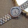 Buy cheap Natural Black Wood Watch Men Business Luxury Stop Watch Quartz Movement Wood Watches Luxury Gift Full Wooden Watches from wholesalers