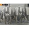Buy cheap 2 Bars Beer Fermentation Tanks Stainless Steel Material Double Jacket from wholesalers