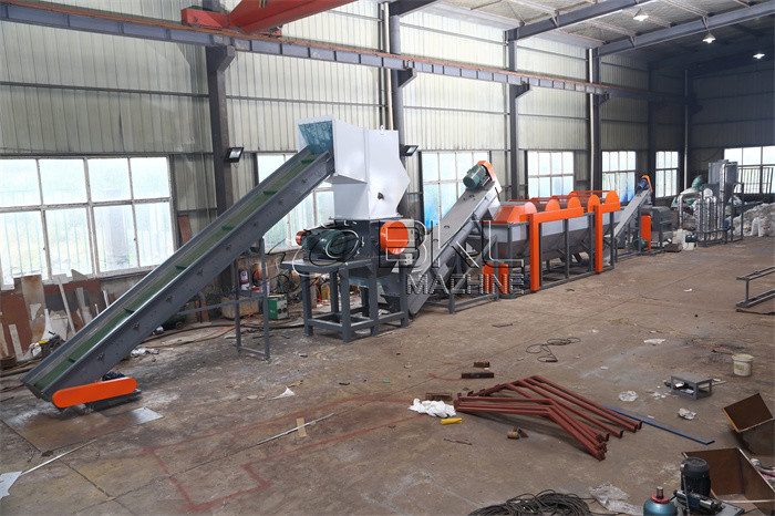 300KG PP PE Film Plastic Recycling Lines In Washing Machine