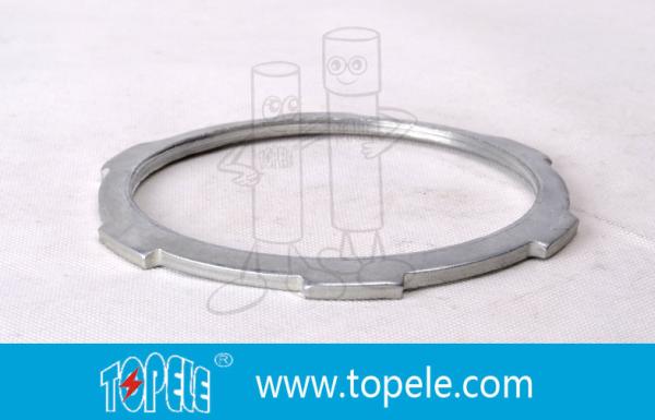 Buy cheap ISO Standard Zinc Conduit Locknut Conduit Electrical Fittings For Rigid / IMC / EMT from wholesalers