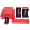Buy cheap Rectangle LED Lighted Leather Jewelry Box , Custom Jewellery Boxes wholesale from wholesalers