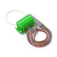 Buy cheap FTTH PLC Fiber Optic Splitter With 0.9mm Loose Tube G657A product