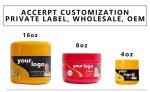 Volume 200ML/300ML/500ML Formaldehyde-free Hair Styling Shine Jam Gel With