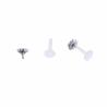 Buy cheap Hot Sale New Arrival Piercing Lip Ring Stainless Steel Internally 16g Labret Lip ring from wholesalers