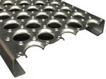 Anti - Skid Round Hole Perforated Metal Sheet , Walkway Punching Metal Mesh Mesh
