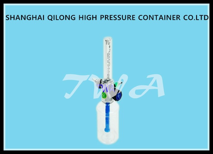 Single Flowmeter Wall Oxygen Regulator 8mm Output Connection British Type