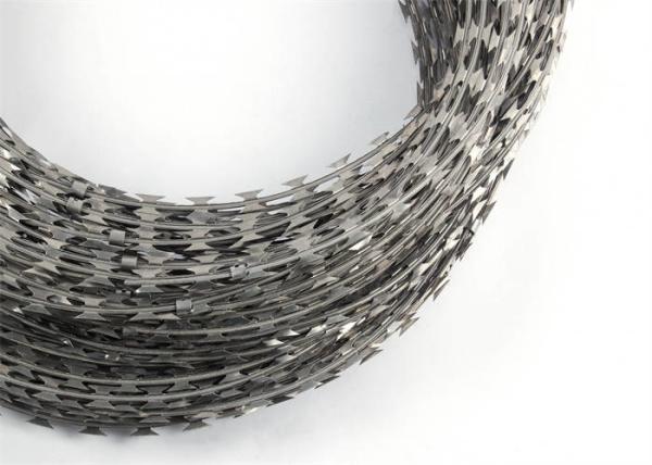 Buy cheap Electric Galvanized Concertina Razor Wire BTO15 Anti Corrosion For Fence from wholesalers
