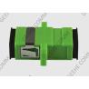 Buy cheap Single Mode Simplex SC APC Fiber Optic Cable Adapter Green Color from wholesalers