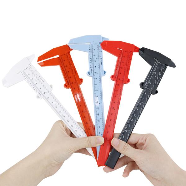 Buy cheap 0-150mm Measuring Ruler Double Foot Plastic Vernier Caliper from wholesalers