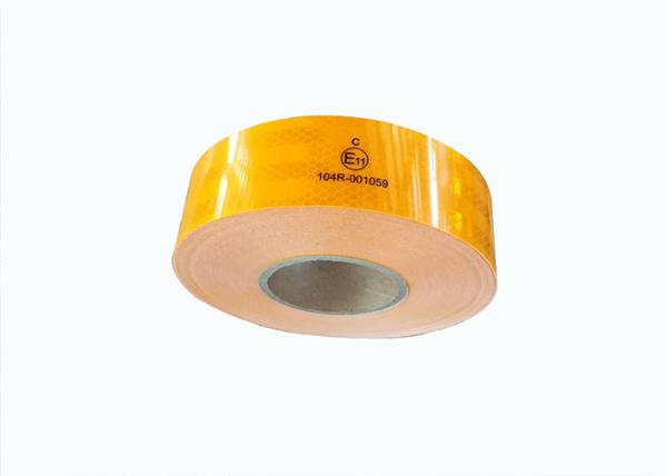 Buy cheap High Visibility Red Reflective Safety Tape For Vehicles Yellow White 25CM 45.7m 50 M from wholesalers