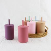 Buy cheap Multiple Color Silicone Kids Cup Round Shape BPA Free Spill Proof For Infant product