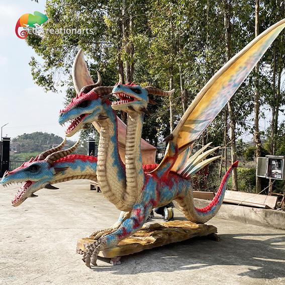 Buy cheap Artificial Animatronic Dragons For Theme Park Decoration from wholesalers