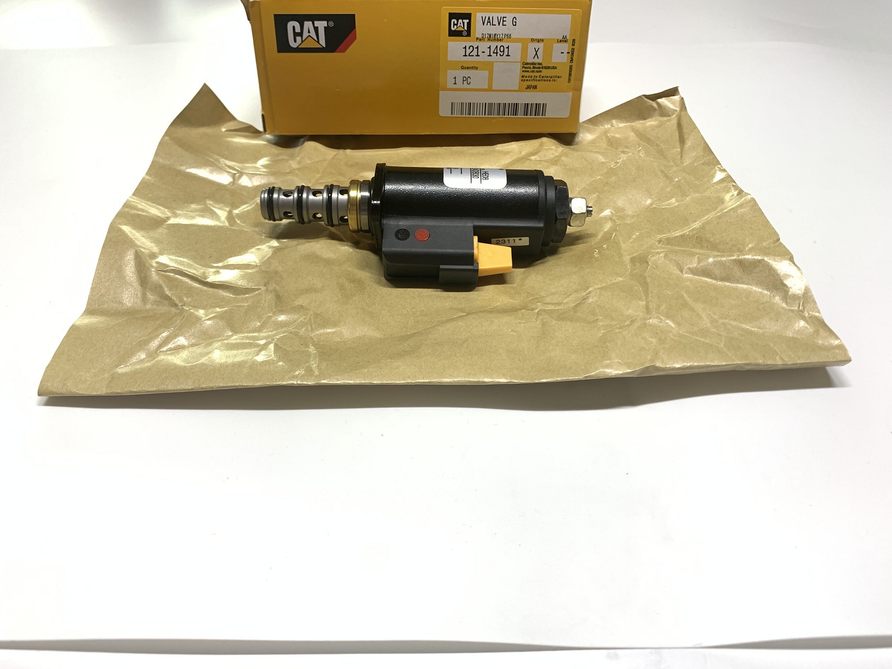 E320B E320C Excavator Hydraulic Pump 1211491 Solenoid Valve 121-1491 Electrical Parts