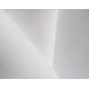 Buy cheap Polyester spun yarn fabric bleach white, 240 cm width, 215-220 GSM from wholesalers