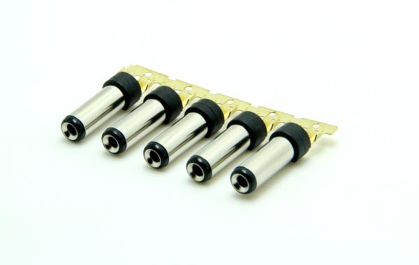 Buy cheap Male DC Plug 5.5 DC Tuning Fork Male 5521DC Flat Head Groove Round DC Plug from wholesalers