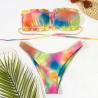 Buy cheap Sexy Chain Swimming Suits Bikini Drawstring Elegant Sexy Bathing Suits For Women pink square shape bikini UPF50++ summer from wholesalers