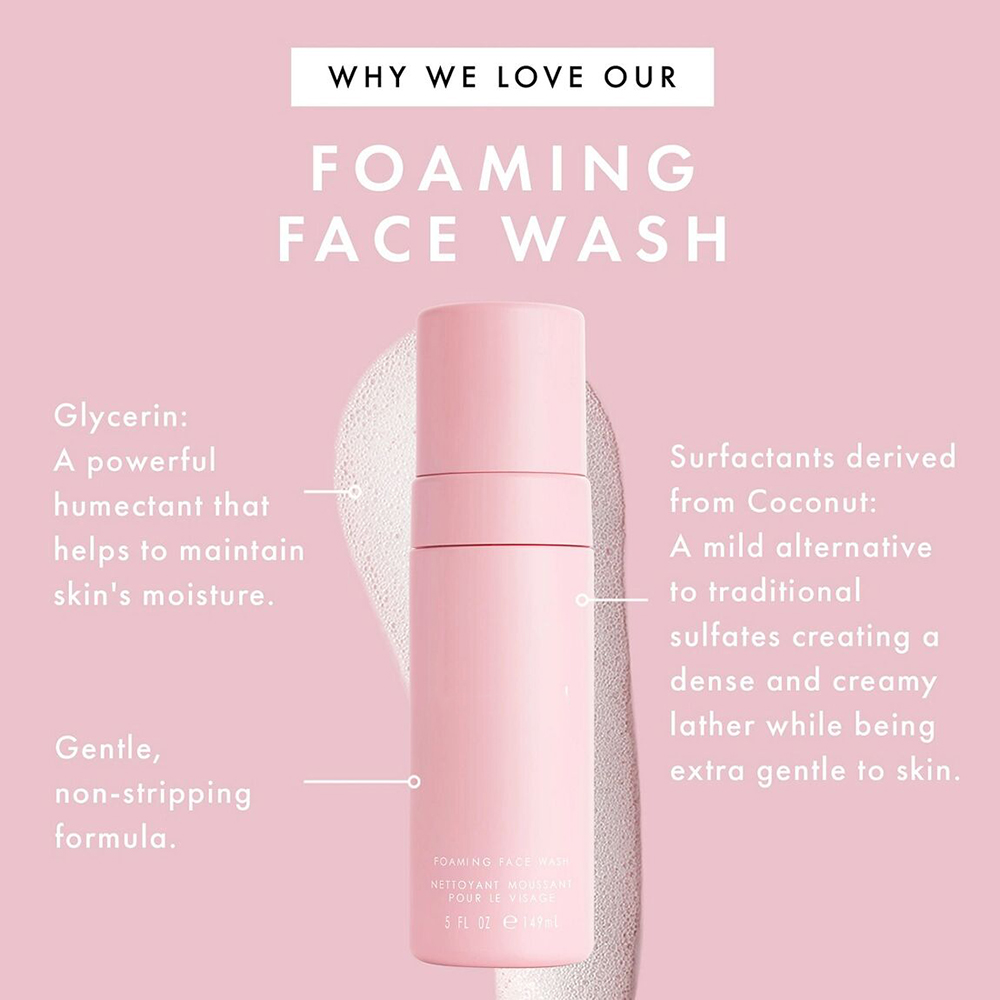 Private Label Organic Natural Anti Acid Cleansing Korean Watermelon Glycerin Face Wash Facial Foam Cleanser