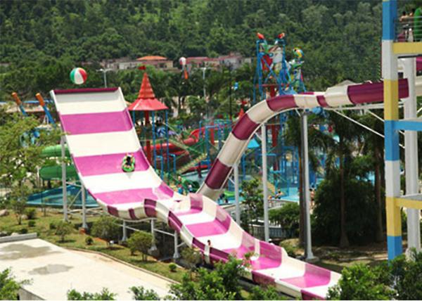 Buy cheap Large Outdoor Family Water Slide Spiral Shape For Extreme Water Park from wholesalers