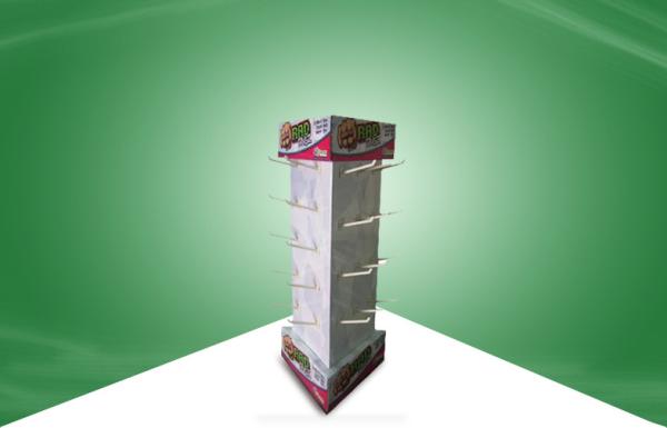 Buy cheap All-round Show Rotating Countertop Cardboard Retail Display with Hook from wholesalers
