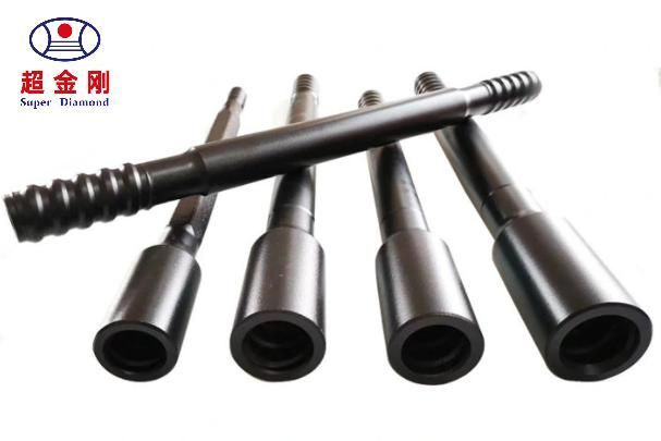 R32, T38, T45, T51, Gt60 Tapered Rock Drill Rod for Drifting Mining Extension Robit Drill Rod