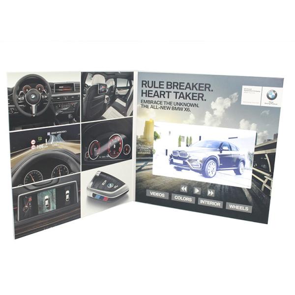 Buy cheap Video In Folder free sample Promotional lcd video brochure for promotion from wholesalers