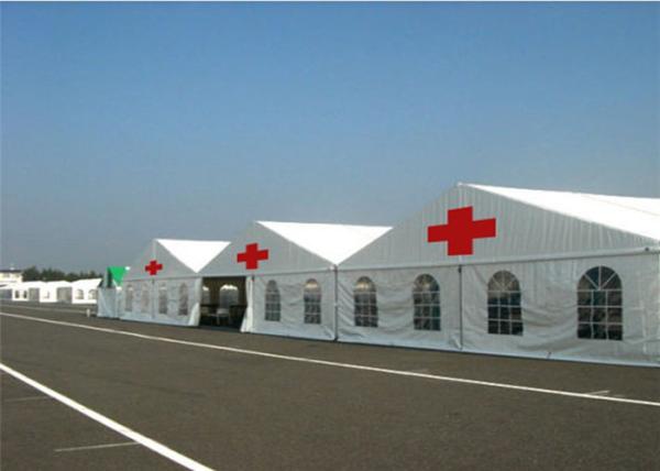 Buy cheap Water Resisitant Hospital Emergency Tent White Heavy Duty Steel Frame Canopy from wholesalers